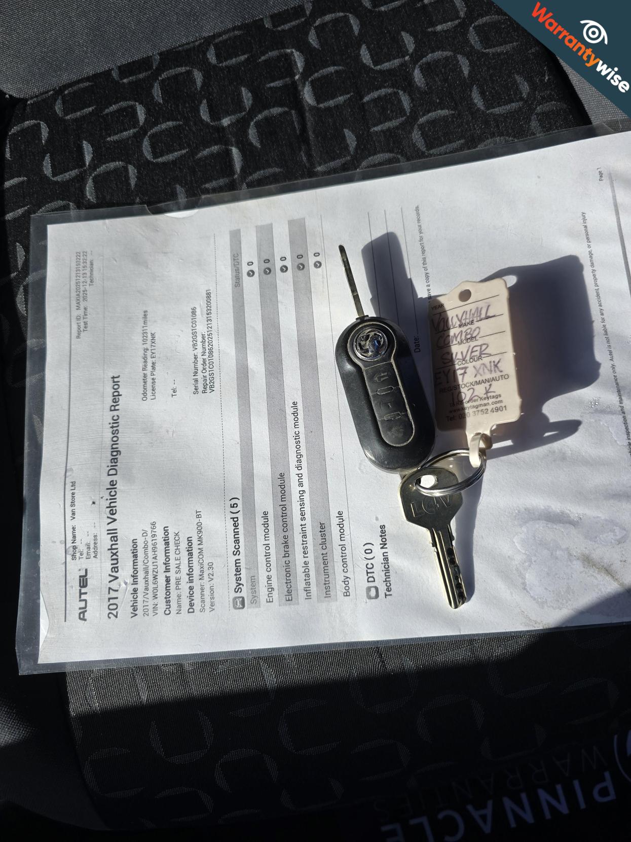 Vauxhall Combo 1.3 CDTi 2300 ecoFLEX 16v Temperature Controlled 3dr Diesel Manual FWD L2 H1 (s/s) (123 g/km, 94 bhp)