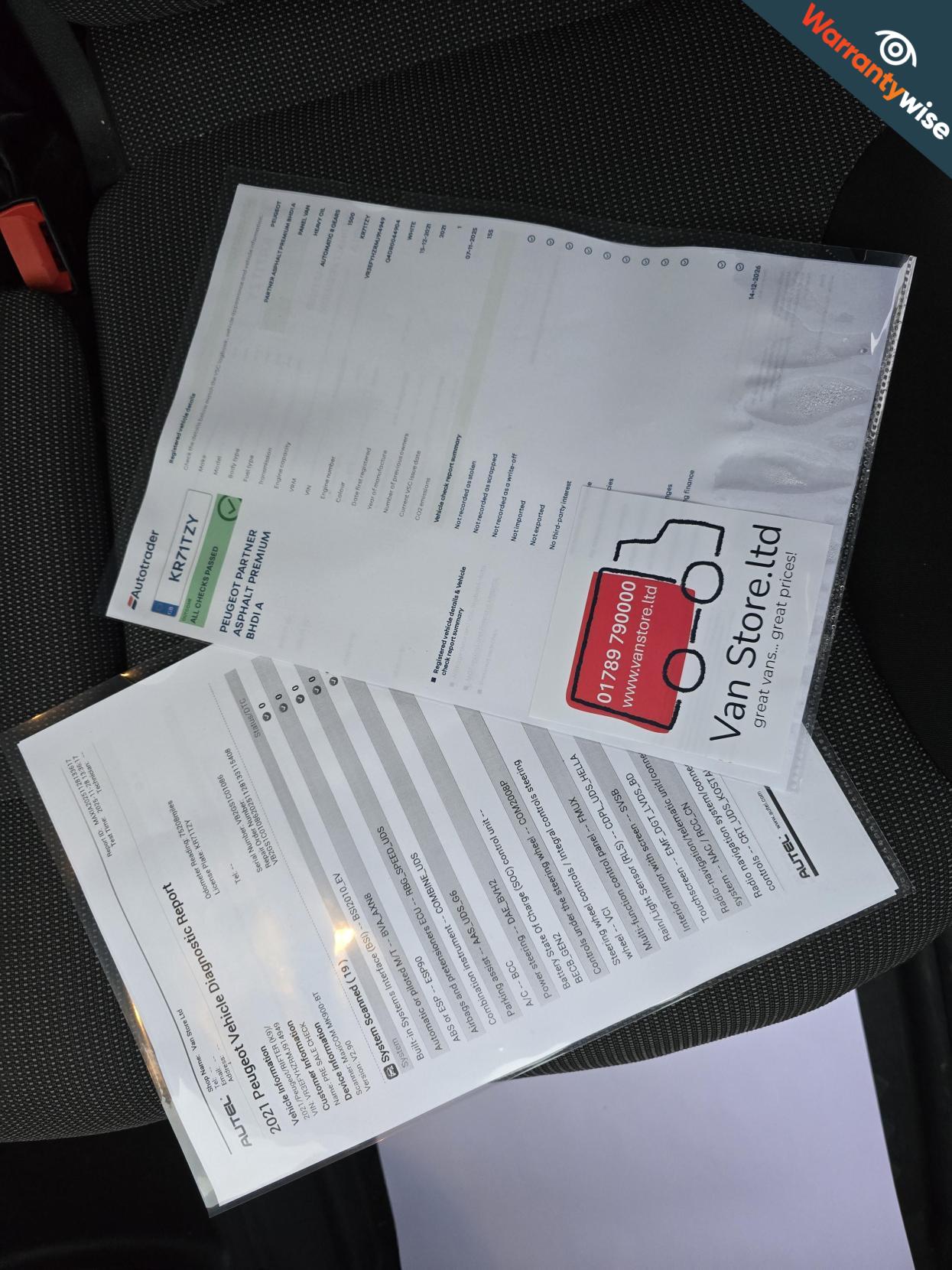 Peugeot Partner 1.5 BlueHDi 950 Asphalt Premium Long Panel Van 6dr Diesel EAT8 LWB Euro 6 (s/s) (130 bhp)