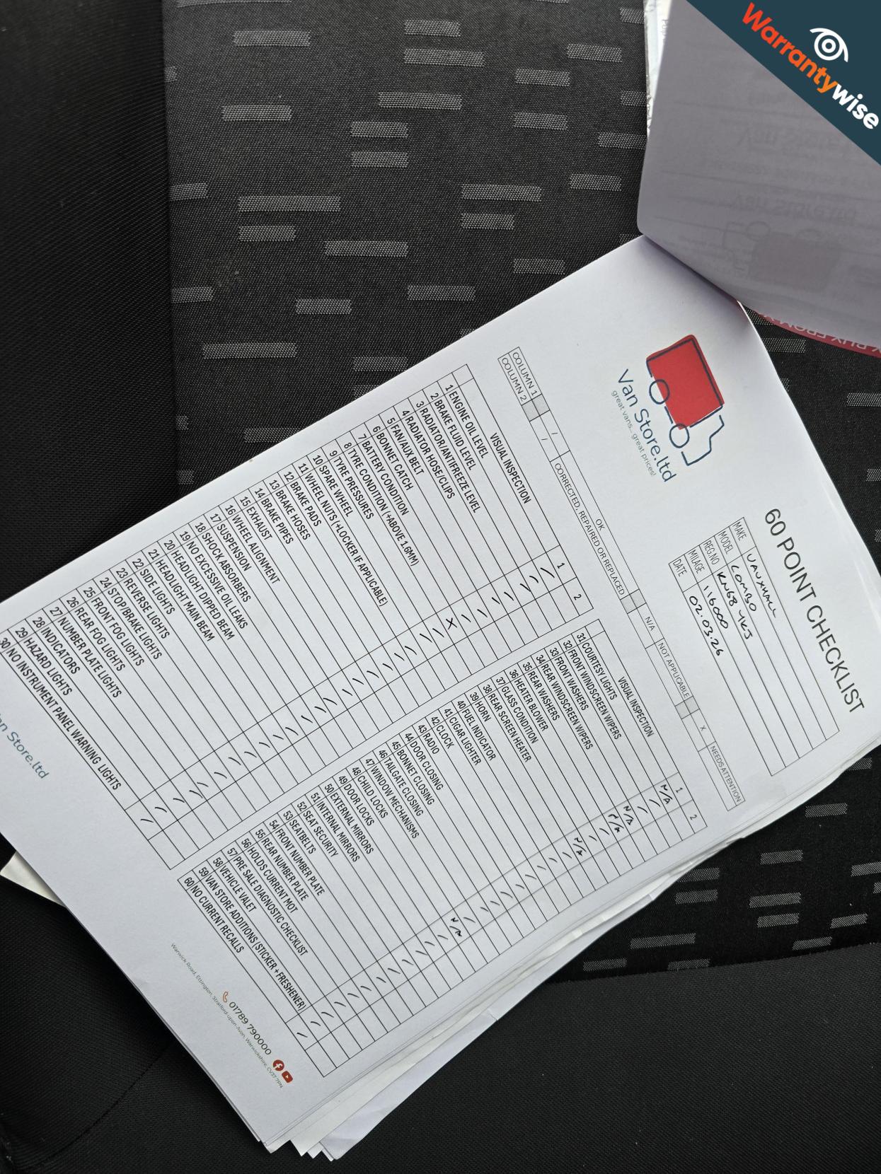 Vauxhall Combo 1.3 CDTi 2000 Temperature Controlled 3dr Diesel Manual FWD L1 H1 (133 g/km, 94 bhp)