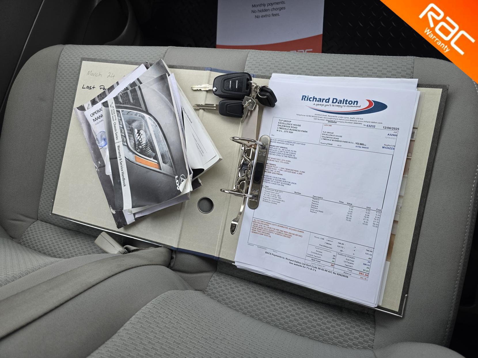 LDV V80 2.5 Eco-D Chassis Cab 2dr Diesel Manual LWB Euro 5 (136 ps)