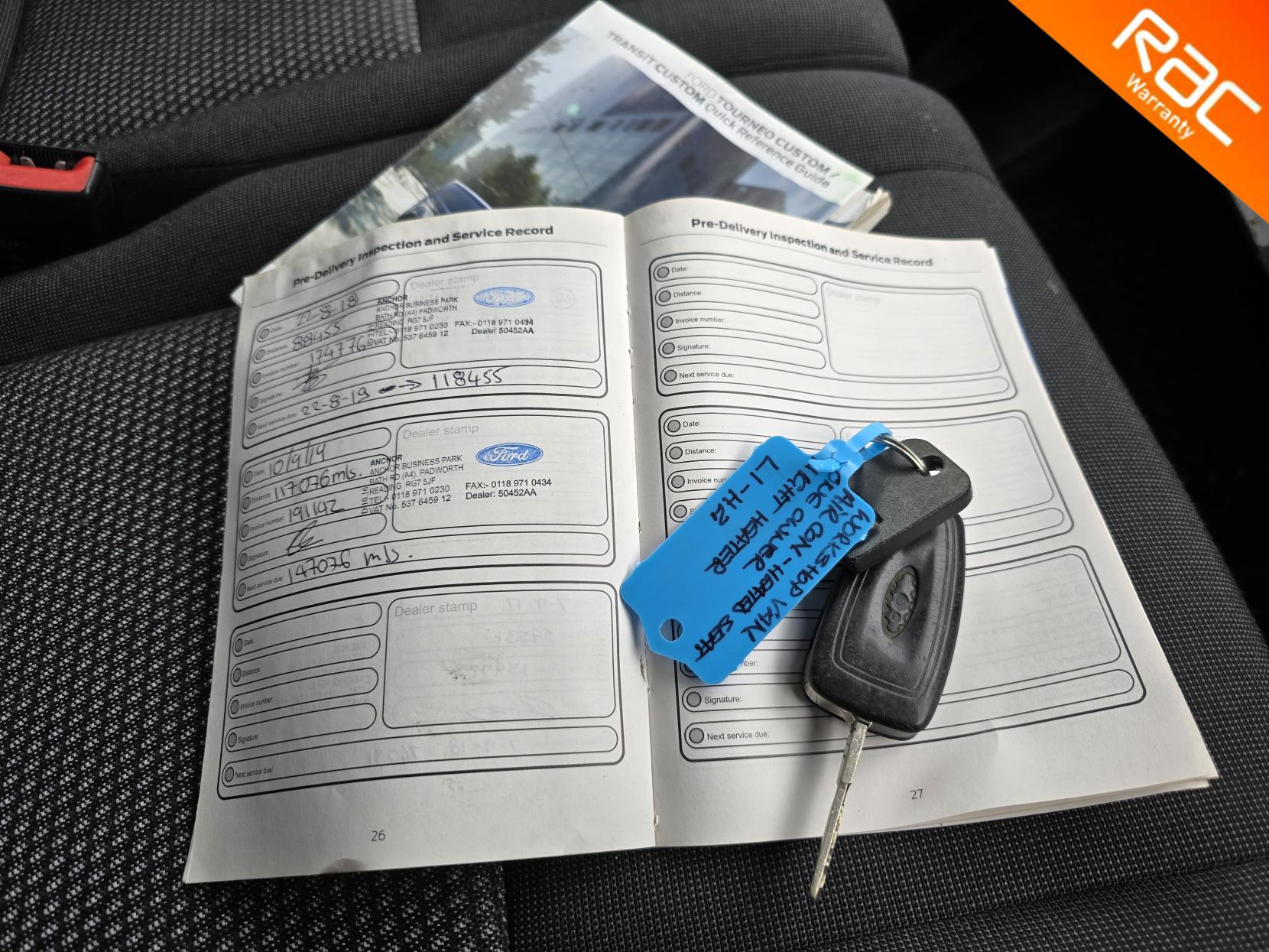 Ford Transit Custom 2.2 TDCi 310 ECOnetic Panel Van 5dr Diesel Manual L1 H1 (162 g/km, 98 bhp)