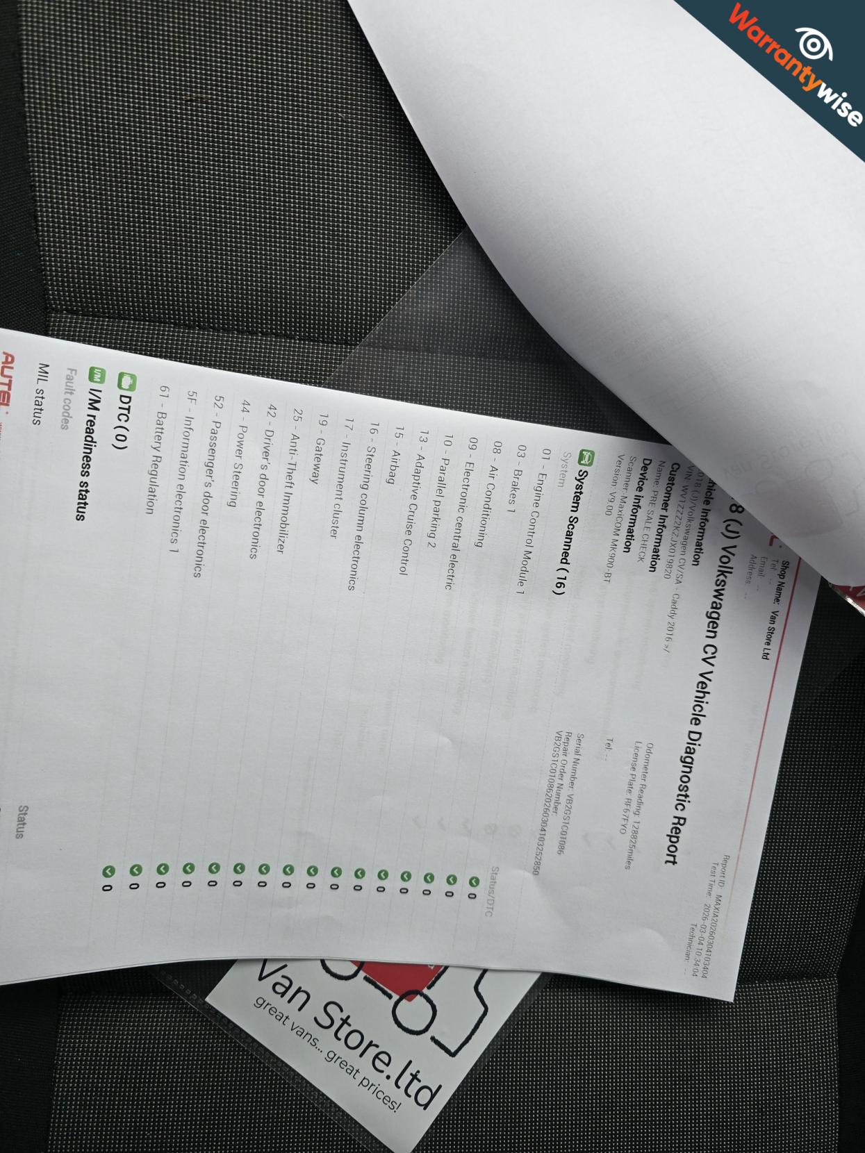 Volkswagen Caddy 1.0 TSI C20 BlueMotion Tech Trendline Panel Van 5dr Petrol Manual SWB Euro 6 (s/s) (102 ps)